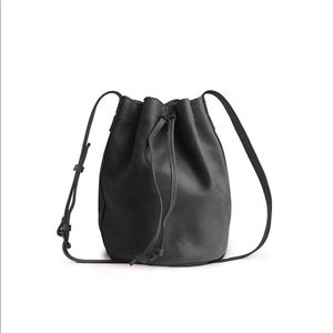 ABLE Small leather bucket bag